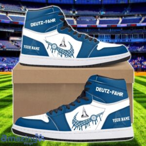 Deutz-Fahr Logo Air Jordan 1 Shoes Custom Name Hightop Sneakers For Men Women Sport Gift Product Photo 1