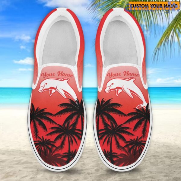 Dolphins Nrl Sport Personalized Slip-On Shoes Product Photo 1