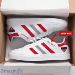 Essendon Bombers NRL Low Top Skate Shoes Custom name For Fans Men Women Shoes Product Photo 1