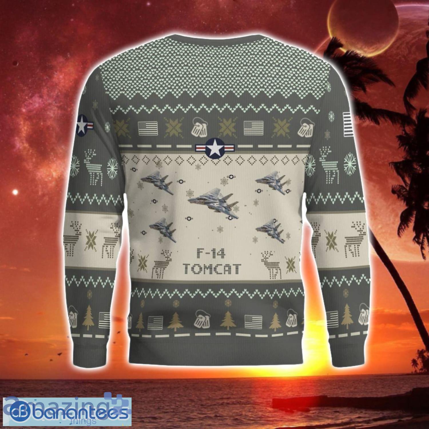 F 14 Tomcat F14 3D Sweater Aircraft Ugly Christmas Sweater Men Women Hoilday Gift image F-14 Tomcat F14 3D Sweater Aircraft Ugly Christmas Sweater Men Women Hoilday Gift Product Photo 3