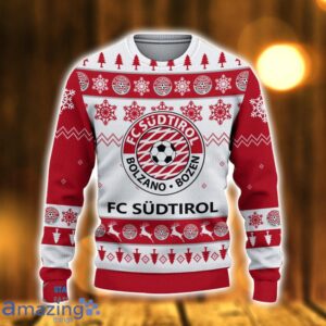 FC Südtirol Ugly Christmas Sweater Snowflake Pattern Pattern 3D Sweater Holiday Gift Ideas For Men And Women Product Photo 2