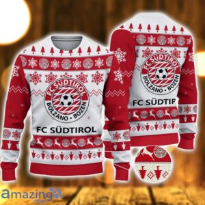 FC Südtirol Ugly Christmas Sweater Snowflake Pattern Pattern 3D Sweater Holiday Gift Ideas For Men And Women Product Photo 1