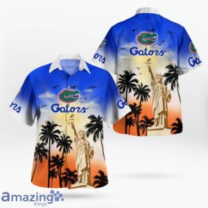 Florida Gators Statue Of Liberty Pround Hawaiian Shirt For Summer Product Photo 1