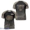 Florida Gators Warrior Camo T-Shirt 3D All Printed