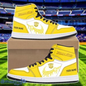 Bumblebee Logo Air Jordan 1 Shoes Custom Name Hightop Sneakers For Men Women Sport Gift Product Photo 1