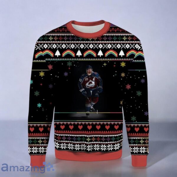 Gabriel Landeskog Colorado Avalanche 3D Ugly Christmas Sweater Christmas Gift Ideas Product Photo 1