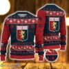 Genoa CFC Ugly Christmas Sweater Snowflake Pattern Pattern 3D Sweater Holiday Gift Ideas For Men And Women