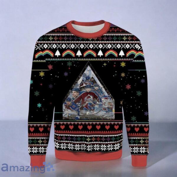 Go Avs Go Colorado Avalanche 3D Ugly Christmas Sweater Christmas Gift Ideas Product Photo 1