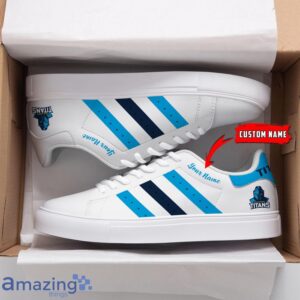 Gold Coast Titans NRL Low Top Skate Shoes Custom name For Fans Men Women Shoes Product Photo 1