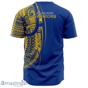 Golden State Warriors Baseball JERSEY Polynesian Design For Fans Product Photo 3