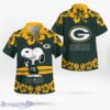 Green Bay Packers Flower Cute Snoopy Smile Hawaiian Shirt Summer Gift