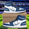Husqvarna Logo Air Jordan 1 Shoes Custom Name Hightop Sneakers For Men Women Sport Gift