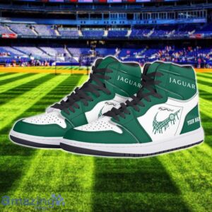 Jaguar Logo Air Jordan 1 Shoes Custom Name Hightop Sneakers For Men Women Sport Gift Product Photo 2