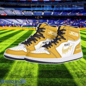 JCB Logo Air Jordan 1 Shoes Custom Name Hightop Sneakers For Men Women Sport Gift Product Photo 2