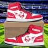 Kansas City Chiefs Air Jordan 1 Shoes Sport Hightop Sneakers For Men And Women Custom Name