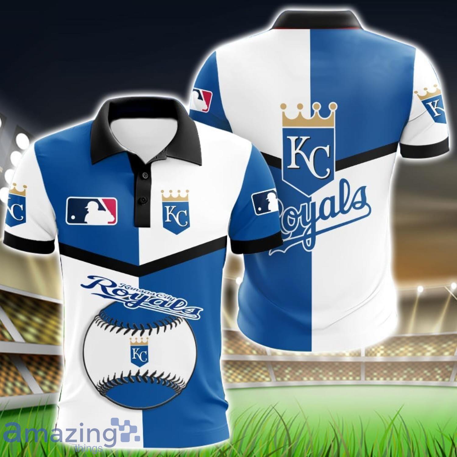 Kansas City Royals 3D All Print Polo Shirt For Fans Team Gift image Kansas City Royals 3D All Print Polo Shirt For Fans Team Gift Product Photo 1