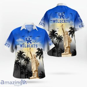 Kentucky Wildcats Statue Of Liberty Pround Hawaiian Shirt For Summer Product Photo 1