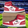 Kia Logo Air Jordan 1 Shoes Custom Name Hightop Sneakers For Men Women Sport Gift