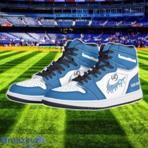 Landini Logo Air Jordan 1 Shoes Custom Name Hightop Sneakers For Men Women Sport Gift image Landini Logo Air Jordan 1 Shoes Custom Name Hightop Sneakers For Men Women Sport Gift Product Photo 2