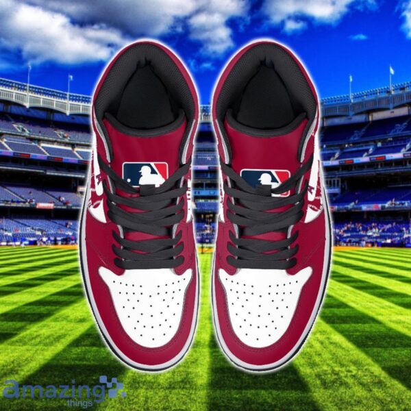 Los Angeles Angels Air Jordan 1 Shoes Sport Hightop Sneakers For Men And Women Custom Name Product Photo 3