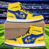 Los Angeles Rams Air Jordan 1 Shoes Sport Hightop Sneakers For Men And Women Custom Name