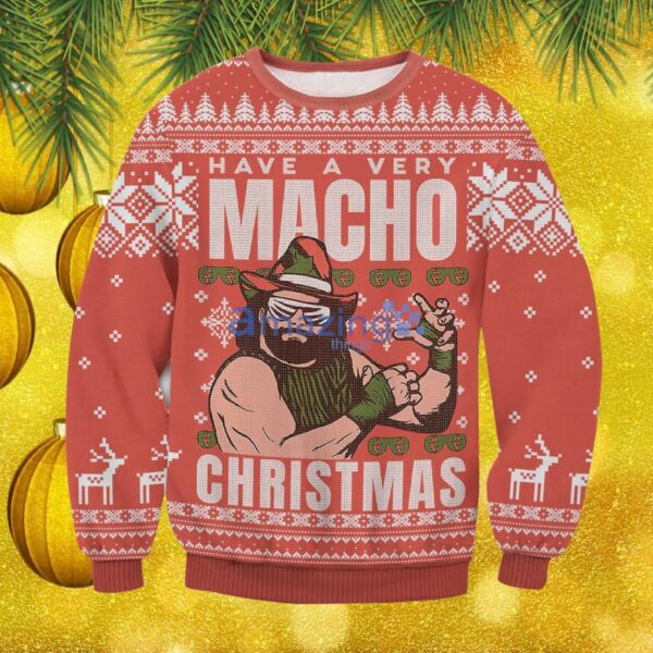 Macho Man Randy Savage Christmas Ugly Sweater ver1 Gift For Men And Women Product Photo 1