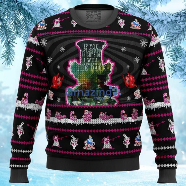 Mad Hatter Alice In Wonderland Ugly Christmas Sweater Gift For Men And Women Product Photo 1