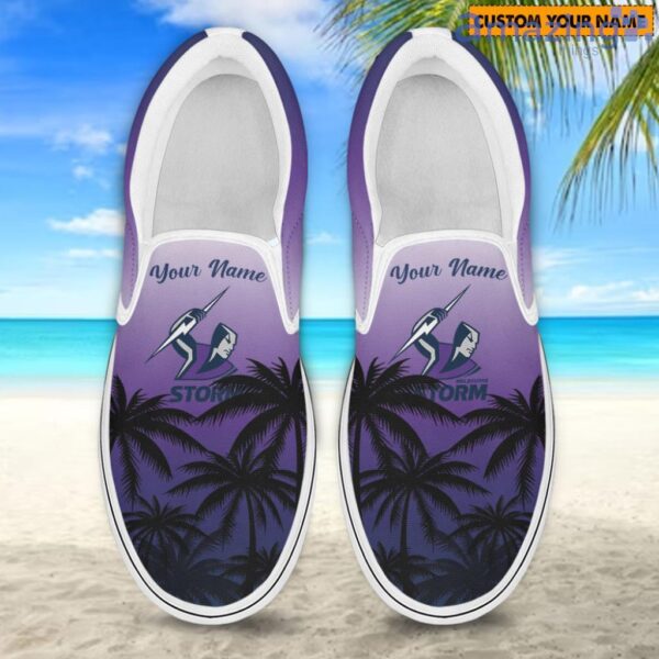 Melbourne Storm Nrl Sport Personalized Slip-On Shoes Product Photo 1