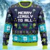 Merry Jingly Invader Zim Ugly Christmas Sweater Gift For Men And Women