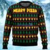 Merry Pizza Ugly Christmas Sweater Gift For Men And Women