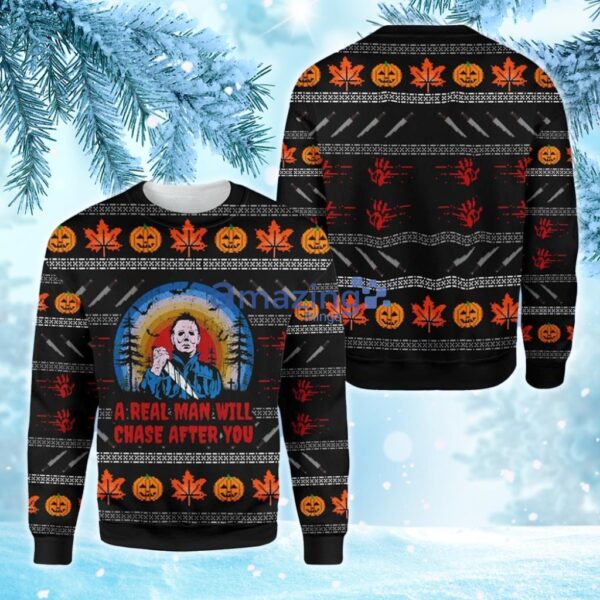 Michael Myers Christmas Ugly Sweater V2 Gift For Men And Women Product Photo 1