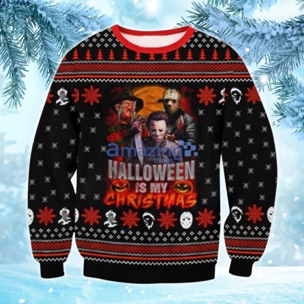 Michael Myers Christmas Ugly Sweater V3 Gift For Men And Women Product Photo 1