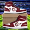Minnesota Golden Gophers Air Jordan 1 Shoes Sport Hightop Sneakers For Men And Women Custom Name