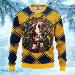 NHL Nashville Predators Pub Dog Christmas Ugly Sweater Gift for fans Product Photo 1