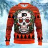 NHL Philadelphia Flyers Skull Flower Ugly Christmas Ugly Sweater Gift for fans