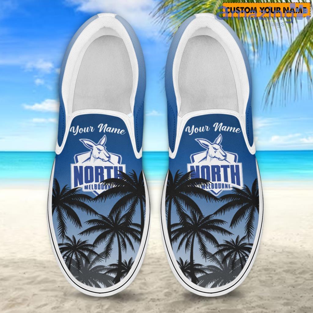 North Melbourne Kangaroos Afl Sport Personalized Slip On Shoes image North Melbourne Kangaroos Afl Sport Personalized Slip-On Shoes Product Photo 1