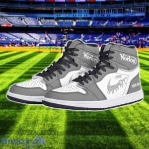 Norton Logo Air Jordan 1 Shoes Custom Name Hightop Sneakers For Men Women Sport Gift Product Photo 2