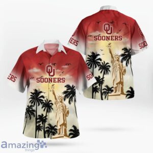 Oklahoma Sooners Statue Of Liberty Pround Hawaiian Shirt For Summer Product Photo 4