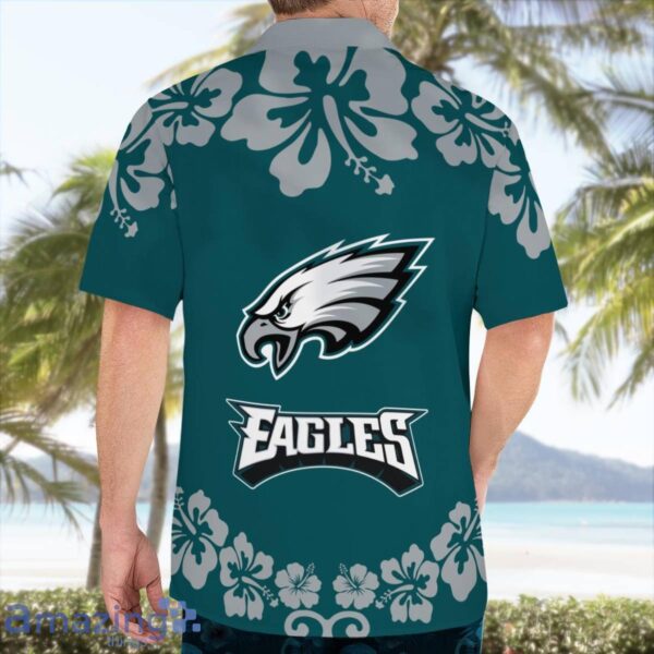 Philadelphia Eagles Flower Cute Snoopy Smile Hawaiian Shirt Summer Gift Product Photo 4