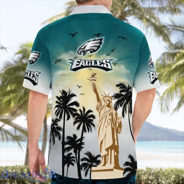 Philadelphia Eagles Statue Of Liberty Pround Hawaiian Shirt For Summer Product Photo 1