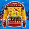 Pikachu Pokemon Ugly Christmas Sweater 3D Gift For Men And Women Yellow