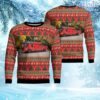 Pleasant Prairie, Wisconsin, Pleasant Prairie Fire & Rescue Christmas Ugly Sweater 3D Gift For Men And Women