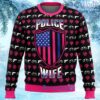 Police Wife Premium Ugly Christmas Sweater 3D Gift For Men And Women