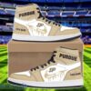 Purdue Boilermakers Air Jordan 1 Shoes Sport Hightop Sneakers For Men And Women Custom Name
