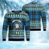 Ramsay Blue Ancient Crest Tartan Christmas Ugly Sweater 3D Gift For Men And Women