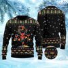 Red Wine Xmas Ugly Christmas Sweater Gift Knitting Sweater