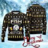 Rescue Fish From Water Beer Ugly Christmas Sweater Gift Knitting Sweater