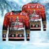 Ridgefield Volunteer Fire Department, Ridgefield, Connecticut Christmas Aop Ugly Sweater 3D Gift For Men And Women