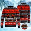 Rottweiler Dog Lovers Red Black Pattern Ugly Christmas Sweater 3D Gift For Men And Women