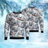 Royal Norwegian Air Force Sea King Christmas Ugly Sweater 3D